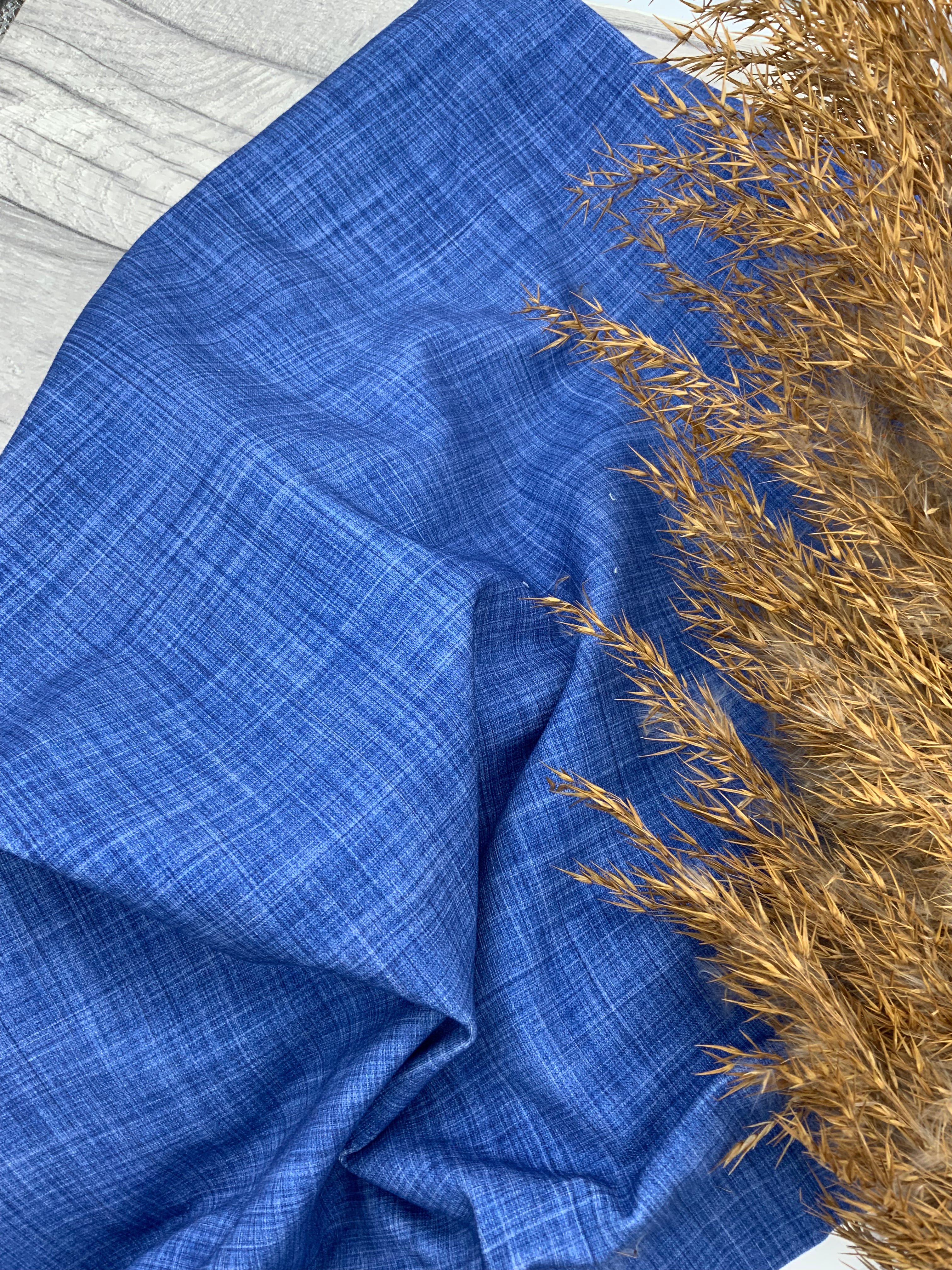 Jeansblau Leinen Optik Dauervorbestellung